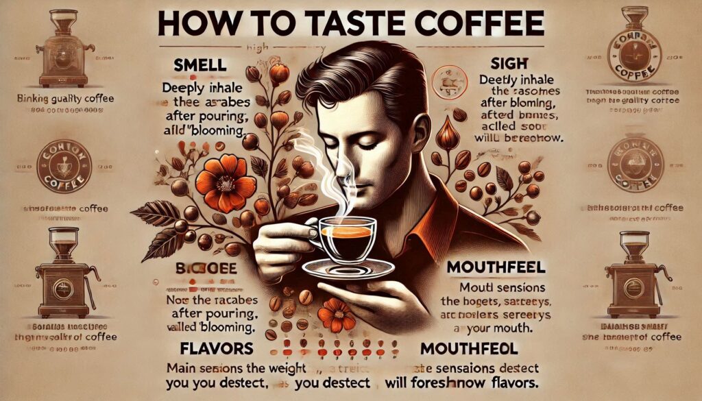 How to taste coffee