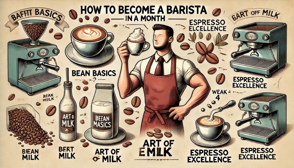become a barista in a month