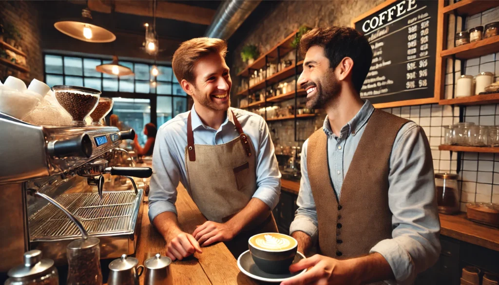 Barista and Customer Conversation