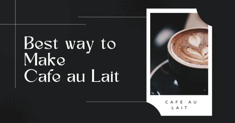 Cafe au lait