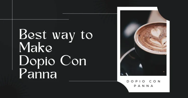 Dopio Con Panna